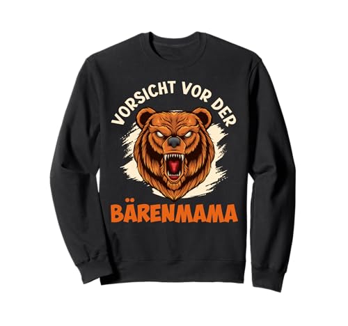Werdende Mutter VORSICHT VOR DER BÄRENMAMA Bald Mama Sweatshirt von Bald Mama Shirt Werdende Mutter Tag Baby Kommt