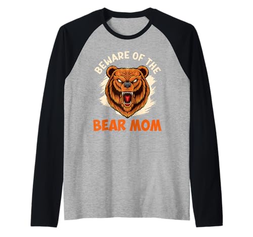 Werdende Mutter Vorsicht VOR DER BÄRENMAMA Bald Mama Raglan von Bald Mama Shirt Werdende Mutter Tag Baby Kommt