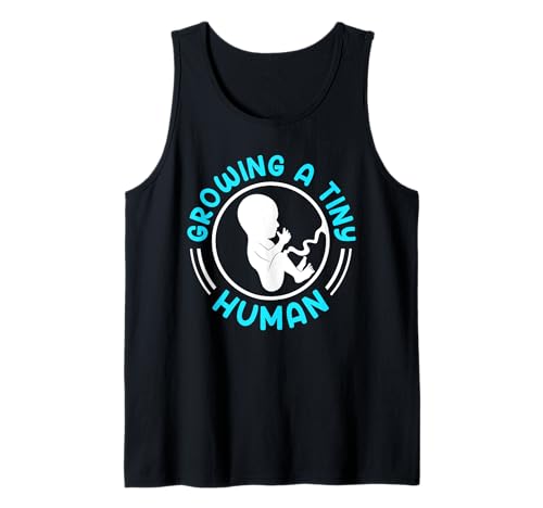 Werdende Mutter WACHSENDER Mensch Lustig Bald Mama Tank Top von Bald Mama Shirt Werdende Mutter Tag Baby Kommt