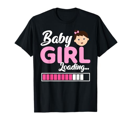 Zukünftige Mutter Baby Girl Loading Lustig Bald Mama T-Shirt Zukünftige Mutter Baby Girl Loading Lustig Bald Mama T-Shirt von Bald Mama Shirt Werdende Mutter Tag Baby Kommt