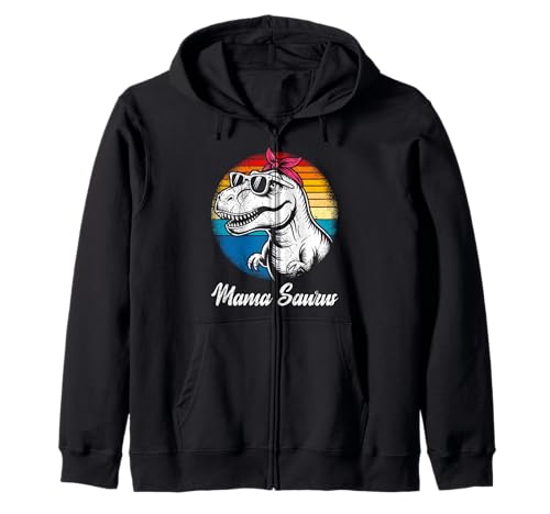 Zukünftige Mutter Dinosaurier Mutter Lustiges Bald Mama Kapuzenjacke von Bald Mama Shirt Werdende Mutter Tag Baby Kommt