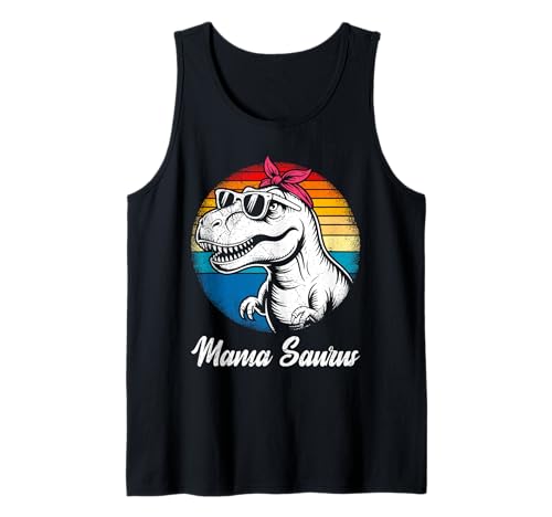 Zukünftige Mutter Dinosaurier Mutter Lustiges Bald Mama Tank Top von Bald Mama Shirt Werdende Mutter Tag Baby Kommt