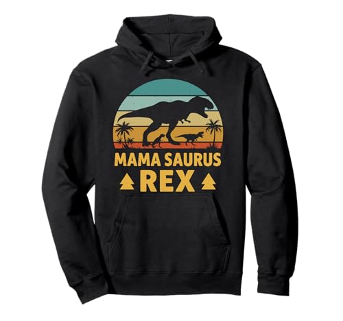 Zukünftige Mutter MAMA SAURUS REX Lustiges Schwangerschaft Pullover Hoodie von Bald Mama Shirt Werdende Mutter Tag Baby Kommt