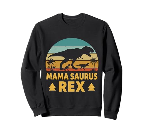Zukünftige Mutter MAMA SAURUS REX Lustiges Schwangerschaft Sweatshirt von Bald Mama Shirt Werdende Mutter Tag Baby Kommt