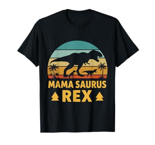 Zukünftige Mutter MAMA SAURUS REX Lustiges Schwangerschaft T-Shirt von Bald Mama Shirt Werdende Mutter Tag Baby Kommt