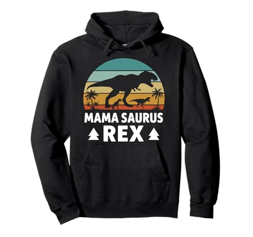 Zukünftige Mutter Mama Saurus REX Lustiges Schwangerschaft Pullover Hoodie von Bald Mama Shirt Werdende Mutter Tag Baby Kommt