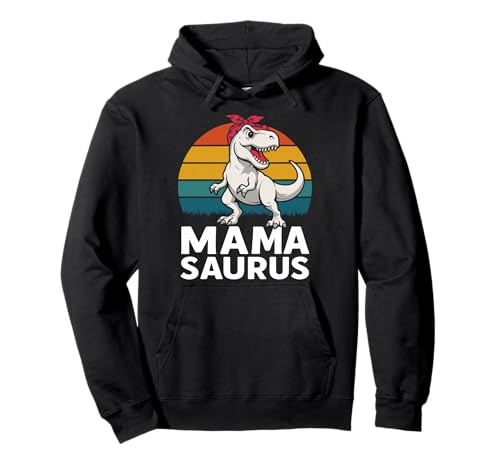 Zukünftige Mutter Mama Saurus REX Lustiges Schwangerschaft Pullover Hoodie von Bald Mama Shirt Werdende Mutter Tag Baby Kommt