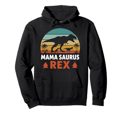 Zukünftige Mutter Mama Saurus REX Lustiges Schwangerschaft Pullover Hoodie von Bald Mama Shirt Werdende Mutter Tag Baby Kommt