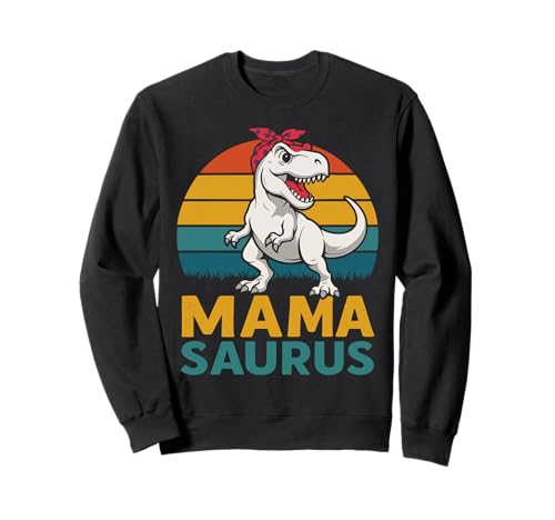 Zukünftige Mutter Mama Saurus REX Lustiges Schwangerschaft Sweatshirt von Bald Mama Shirt Werdende Mutter Tag Baby Kommt