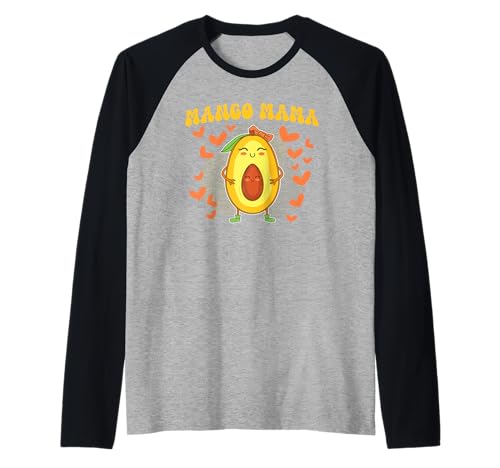 Zukünftige Mutter Mango Mama Lustiges Werdende Mama Raglan von Bald Mama Shirt Werdende Mutter Tag Baby Kommt