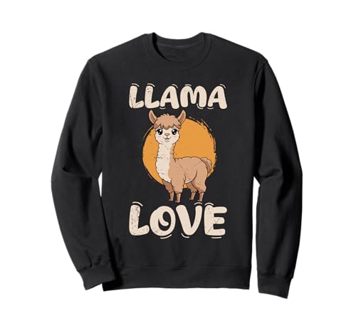 Bald Mama MALAMA LIEBE Retro Lustiges Zukünftige Mutter Sweatshirt von Bald Mama Shirt Werdende Mutter Tag Baby Lama