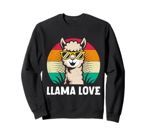 Bald Mama MALAMA LIEBE Retro Lustiges Zukünftige Mutter Sweatshirt Bald Mama MALAMA LIEBE Retro Lustiges Zukünftige Mutter Sweatshirt von Bald Mama Shirt Werdende Mutter Tag Baby Lama