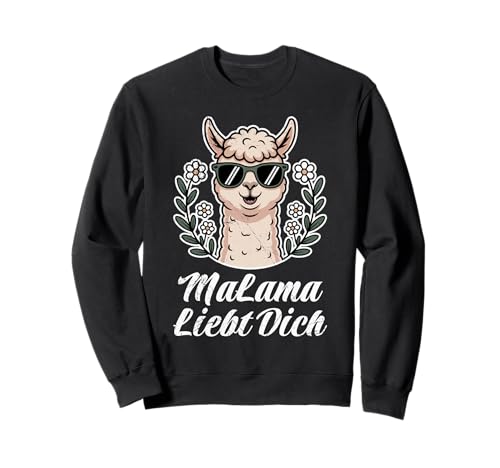 Bald Mama MALAMA LIEBT DICH Lustiges Zukünftiges Mutter Sweatshirt Bald Mama MALAMA LIEBT DICH Lustiges Zukünftiges Mutter Sweatshirt von Bald Mama Shirt Werdende Mutter Tag Baby Lama