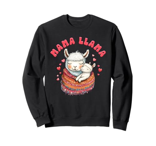 Bald Mama MAMA LLAMA MUTTER Lustiges Werdende Mütter Sweatshirt Bald Mama MAMA LLAMA MUTTER Lustiges Werdende Mütter Sweatshirt von Bald Mama Shirt Werdende Mutter Tag Baby Lama