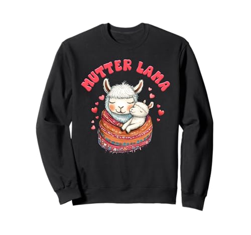 Bald Mama MAMA LLAMA MUTTER Lustiges Werdende Mütter Sweatshirt Bald Mama MAMA LLAMA MUTTER Lustiges Werdende Mütter Sweatshirt von Bald Mama Shirt Werdende Mutter Tag Baby Lama
