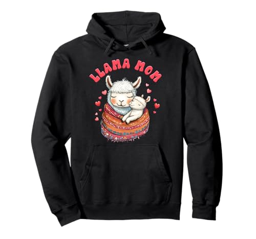 Bald Mama Mama Llama Mutter Lustiges Werdende Mütter Pullover Hoodie von Bald Mama Shirt Werdende Mutter Tag Baby Lama