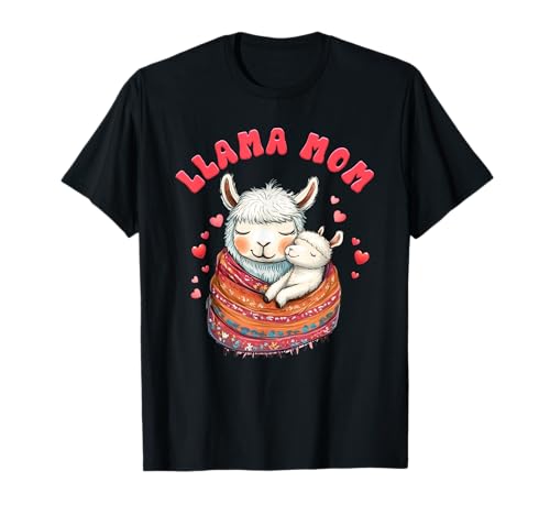 Bald Mama Mama Llama Mutter Lustiges Werdende Mütter T-Shirt von Bald Mama Shirt Werdende Mutter Tag Baby Lama