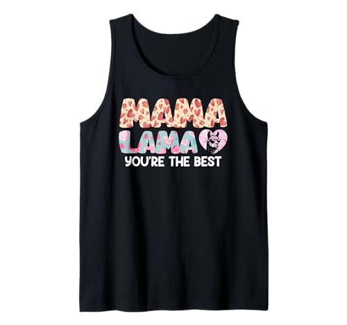Mama LAMA DU BIST GROSSARTIG Lustiges Werdende Mutter Tank Top von Bald Mama Shirt Werdende Mutter Tag Baby Lama