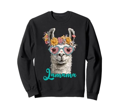 Schwangerschaft LAMAMA Bald Mama Lustig Zukünftige Mutter Sweatshirt Schwangerschaft LAMAMA Bald Mama Lustig Zukünftige Mutter Sweatshirt von Bald Mama Shirt Werdende Mutter Tag Baby Lama