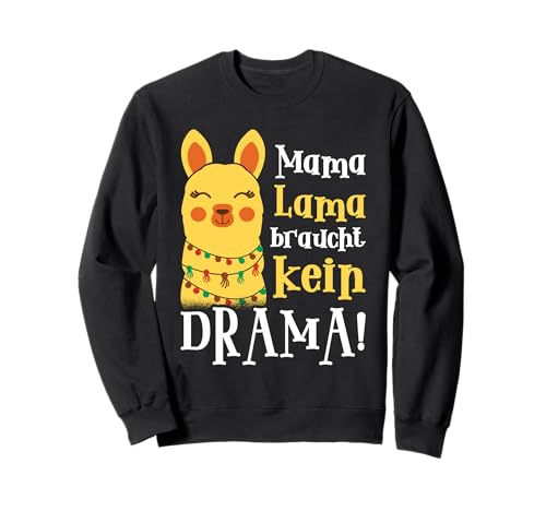 Schwangerschaft MAMA LAMA BRAUCHT KEIN DRAMA Bald Mutter Sweatshirt Schwangerschaft MAMA LAMA BRAUCHT KEIN DRAMA Bald Mutter Sweatshirt von Bald Mama Shirt Werdende Mutter Tag Baby Lama