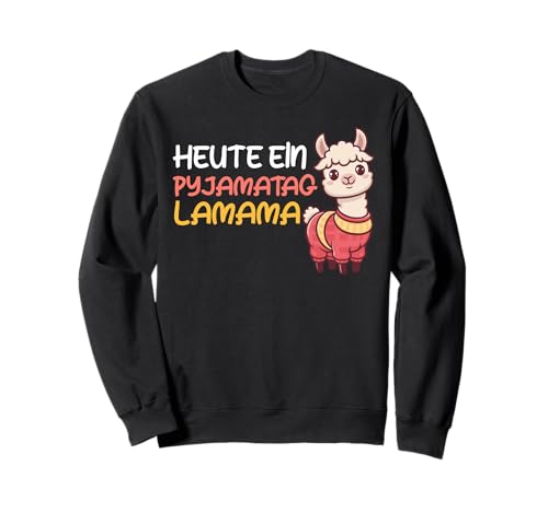 Werdende Mutter HEUTE PYJAMATAG LAMAMA Lustig Bald Mama Sweatshirt Werdende Mutter HEUTE PYJAMATAG LAMAMA Lustig Bald Mama Sweatshirt von Bald Mama Shirt Werdende Mutter Tag Baby Lama