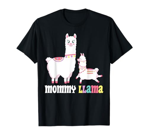 Werdende Mutter Mommy Llama Lustiges Bald Mama T-Shirt von Bald Mama Shirt Werdende Mutter Tag Baby Lama