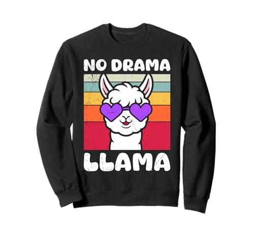 Werdende Mutter NO DRAMA LLAMA Lustig Bald Mama Sweatshirt Werdende Mutter NO DRAMA LLAMA Lustig Bald Mama Sweatshirt von Bald Mama Shirt Werdende Mutter Tag Baby Lama