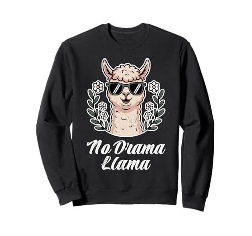 Werdende Mutter NO DRAMA LLAMA Lustig Bald Mama Sweatshirt von Bald Mama Shirt Werdende Mutter Tag Baby Lama