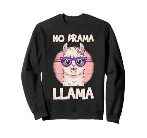 Werdende Mutter NO DRAMA LLAMA Lustig Bald Mama Sweatshirt Werdende Mutter NO DRAMA LLAMA Lustig Bald Mama Sweatshirt von Bald Mama Shirt Werdende Mutter Tag Baby Lama