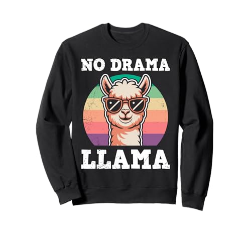 Werdende Mutter NO DRAMA LLAMA Lustig Bald Mama Sweatshirt von Bald Mama Shirt Werdende Mutter Tag Baby Lama