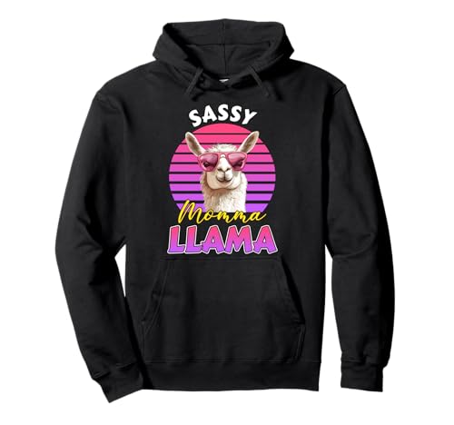 Werdende Mutter Sassy Mama Llama Lustiges Bald Mama Pullover Hoodie von Bald Mama Shirt Werdende Mutter Tag Baby Lama
