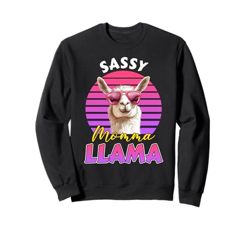 Werdende Mutter Sassy Mama Llama Lustiges Bald Mama Sweatshirt von Bald Mama Shirt Werdende Mutter Tag Baby Lama