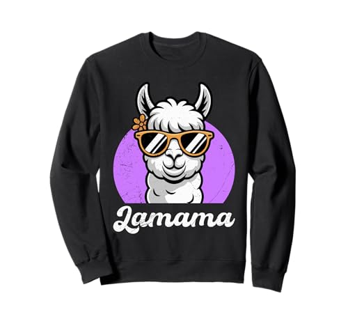 Zukünftige Mutter LAMAMA ALMAMA Lustiges Werdende Mama Sweatshirt Zukünftige Mutter LAMAMA ALMAMA Lustiges Werdende Mama Sweatshirt von Bald Mama Shirt Werdende Mutter Tag Baby Lama