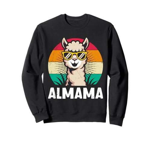 Zukünftige Mutter LAMAMA ALMAMA Lustiges Werdende Mama Sweatshirt Zukünftige Mutter LAMAMA ALMAMA Lustiges Werdende Mama Sweatshirt von Bald Mama Shirt Werdende Mutter Tag Baby Lama