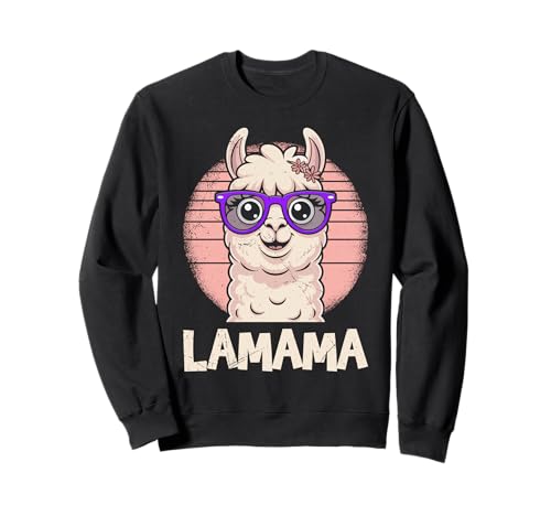 Zukünftige Mutter LAMAMA ALMAMA Lustiges Werdende Mama Sweatshirt Zukünftige Mutter LAMAMA ALMAMA Lustiges Werdende Mama Sweatshirt von Bald Mama Shirt Werdende Mutter Tag Baby Lama