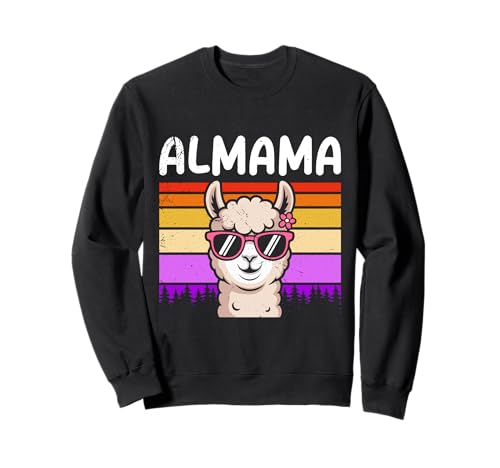 Zukünftige Mutter LAMAMA ALMAMA Lustiges Werdende Mama Sweatshirt Zukünftige Mutter LAMAMA ALMAMA Lustiges Werdende Mama Sweatshirt von Bald Mama Shirt Werdende Mutter Tag Baby Lama
