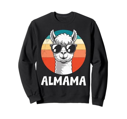 Zukünftige Mutter LAMAMA ALMAMA Lustiges Werdende Mama Sweatshirt Zukünftige Mutter LAMAMA ALMAMA Lustiges Werdende Mama Sweatshirt von Bald Mama Shirt Werdende Mutter Tag Baby Lama