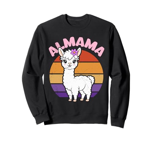Zukünftige Mutter LAMAMA ALMAMA Lustiges Werdende Mama Sweatshirt Zukünftige Mutter LAMAMA ALMAMA Lustiges Werdende Mama Sweatshirt von Bald Mama Shirt Werdende Mutter Tag Baby Lama