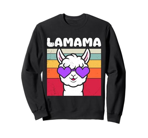 Zukünftige Mutter LAMAMA ALMAMA Lustiges Werdende Mama Sweatshirt Zukünftige Mutter LAMAMA ALMAMA Lustiges Werdende Mama Sweatshirt von Bald Mama Shirt Werdende Mutter Tag Baby Lama