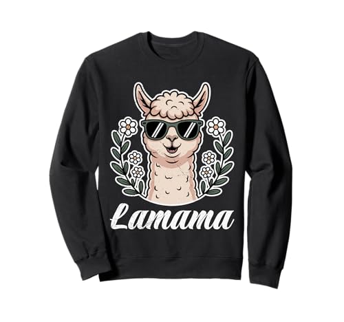 Zukünftige Mutter LAMAMA ALMAMA Lustiges Werdende Mama Sweatshirt Zukünftige Mutter LAMAMA ALMAMA Lustiges Werdende Mama Sweatshirt von Bald Mama Shirt Werdende Mutter Tag Baby Lama