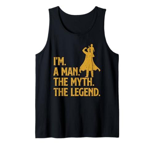Werdender Vater I'M A MAN THE MYTH THE LEGEND Bald Papa Tank Top von Bald Papa Shirt Werdender Vater sein Vaterschaft