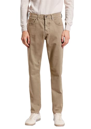 Baldessarini Herren 5-Pocket Hose Jack Regular Fit Baumwoll-Stretch Flachgewebe, Dunkelbeige von Baldessarini