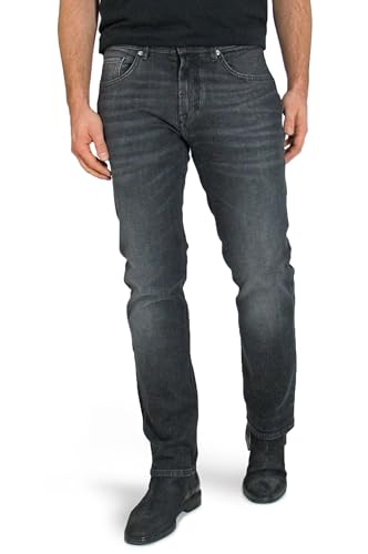 Baldessarini Herren Jeans Jack Regular Fit Stretch Denim, Dark Grey Used Whisker von Baldessarini