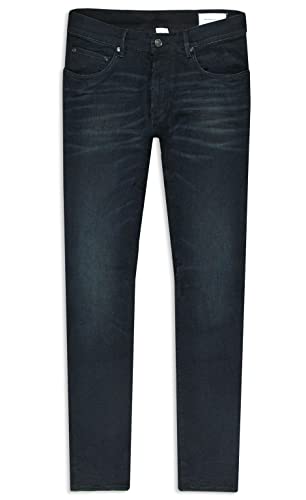 Baldessarini Herren Jeans John Slim Fit Iconic Stretch Denim, Dark Blue Used Buffies von Baldessarini