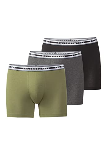 Baldessarini Herren Long-Pants grün Uni 2er Pack 6 von Baldessarini