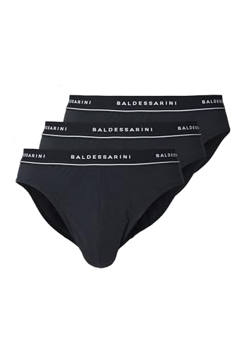 Baldessarini Herren Mini-Slip schwarz Melange 3er Pack 7 von Baldessarini