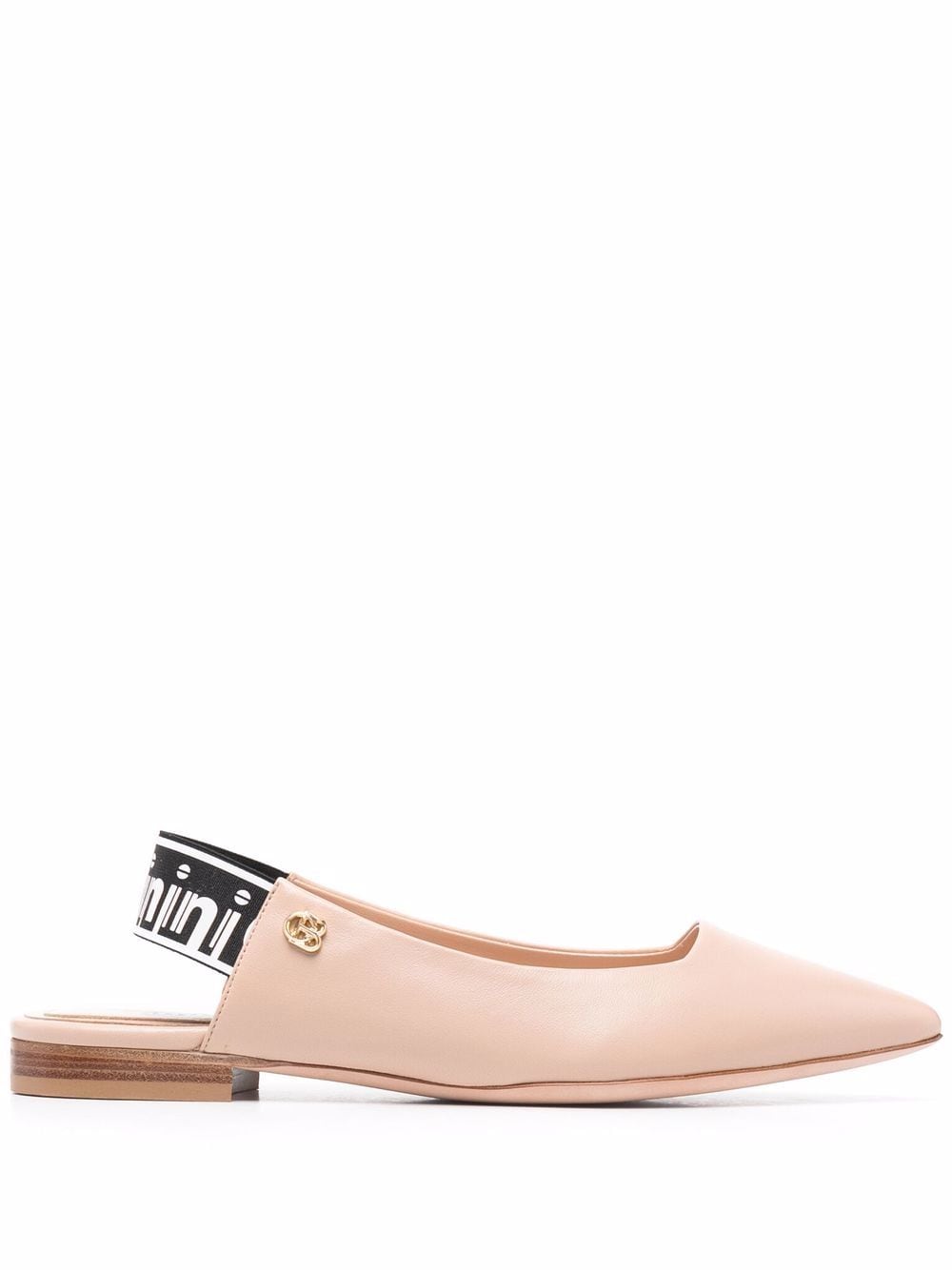 Baldinini Spitze Slingback-Ballerinas - Nude von Baldinini