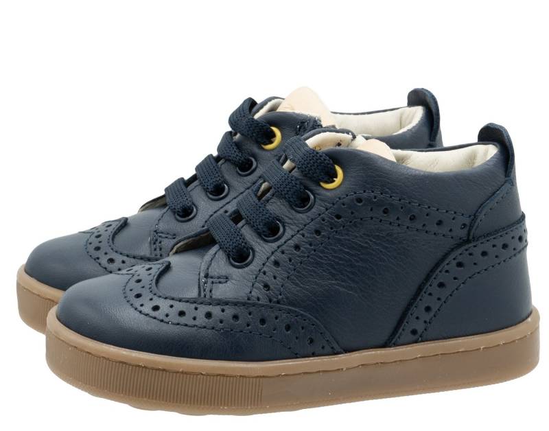 Balducci Lauflernschuhe Balduccci Kinderschuhe 5650C aus Leder Blau Schnürschuh von Balducci