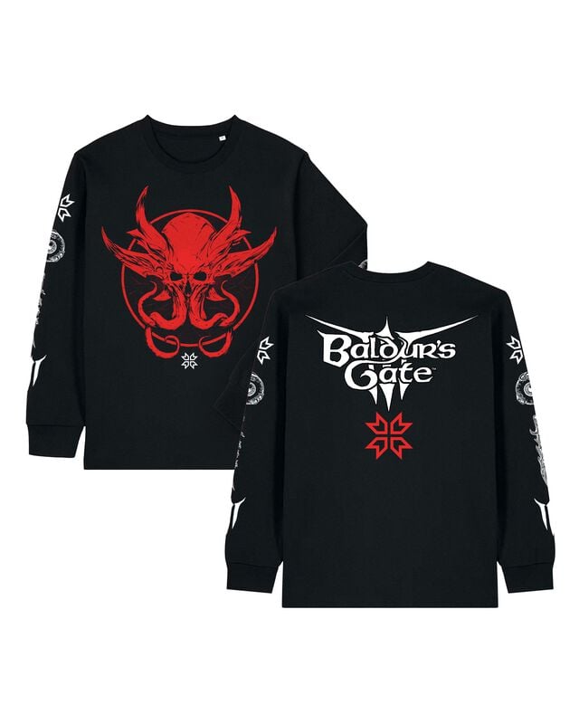Baldur's Gate - Gaming Langarmshirt - Logo Longsleeve - S bis XXL - für Männer - Größe L - schwarz Baldur's Gate - Gaming Langarmshirt - Logo Longsleeve - S bis XXL - für Männer - Größe L - schwarz von Baldur's Gate