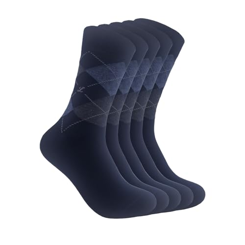 Max Lindner Business-Socken für Damen & Herren – 10 oder 5 Paar | Atmungsaktiv & bequem | Rauten- & Karo-Muster | Perfekte Passform (Größe 36-53) | Hochwertig & langlebig | Made in Germany von Bale